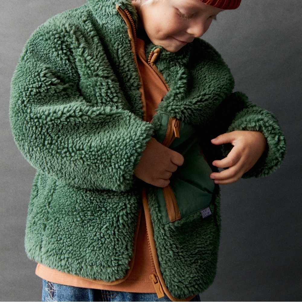 Boys Zara Sherpa Jacket - Picture 2 of 11